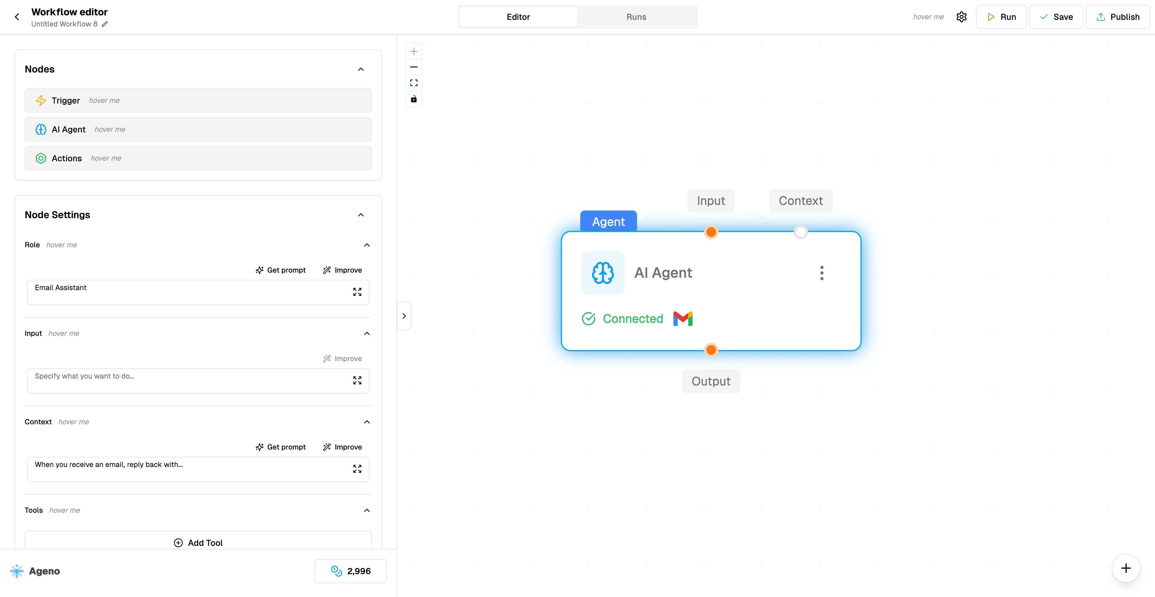 AI Agents Interface